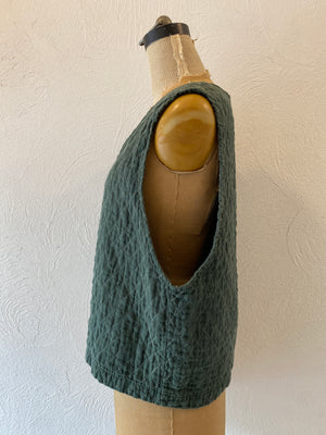 quilt cotton vest