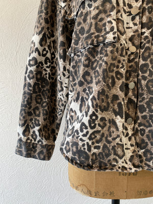 white leopard jacket