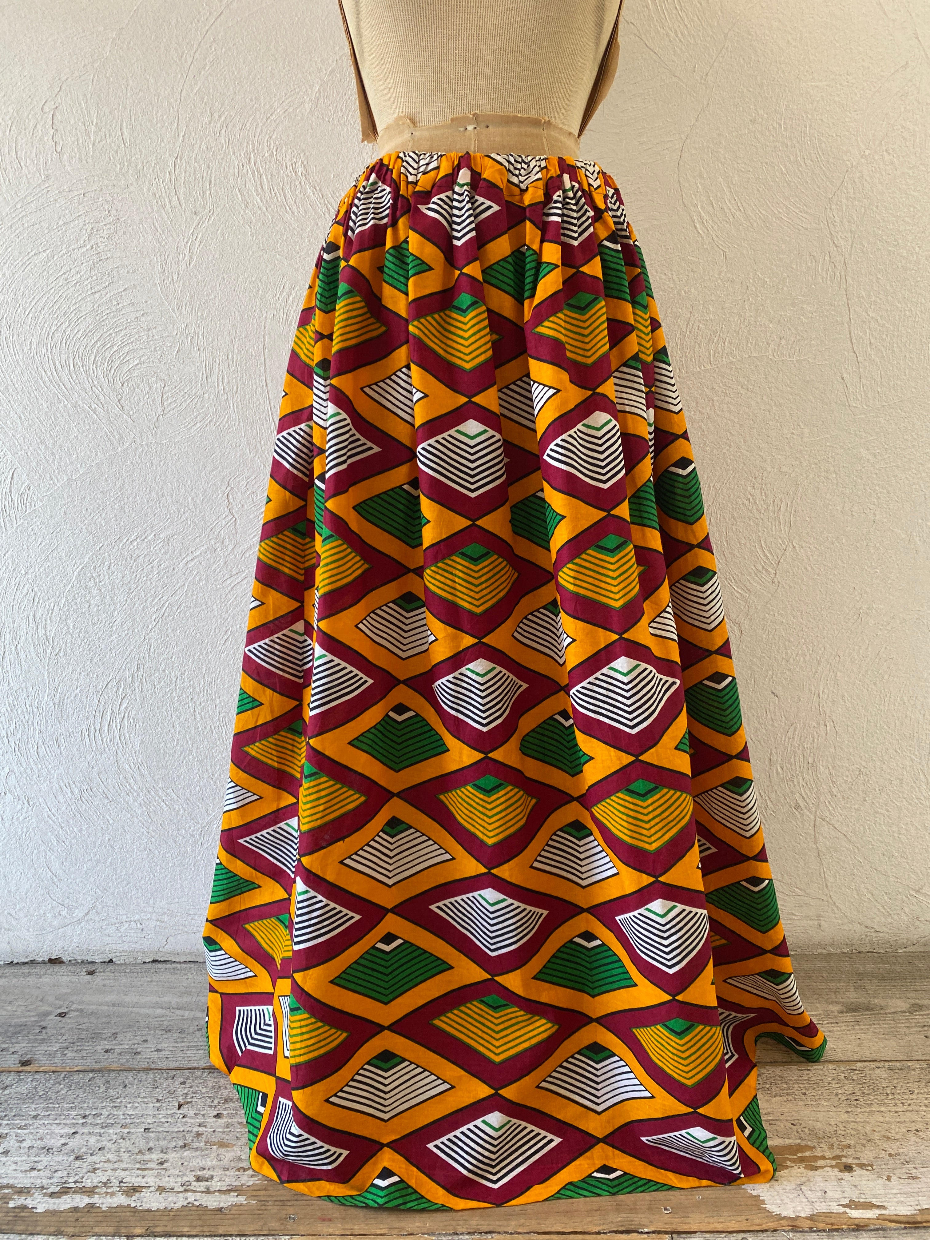 long cotton skirt