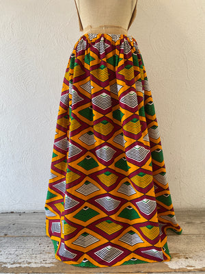 long cotton skirt