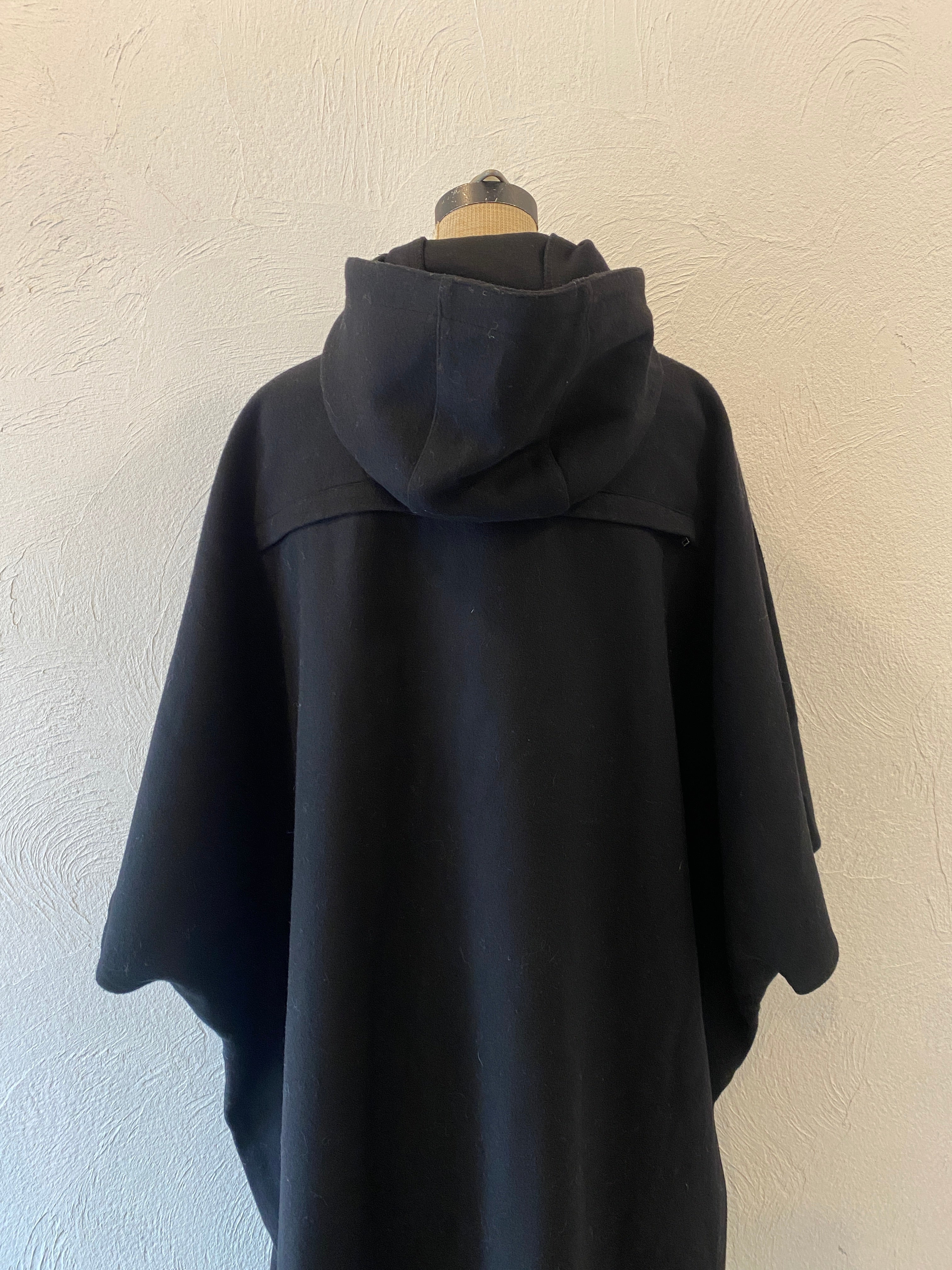 wool poncho coat