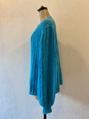 oversize knit jacket