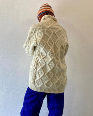 aran knit jumper