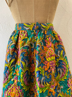 vintage quilt skirt