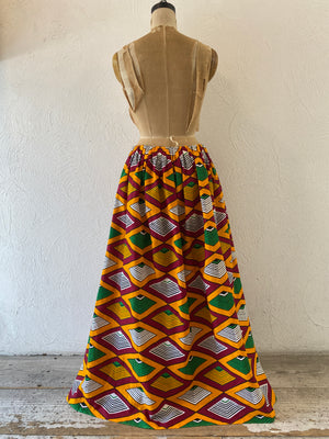 long cotton skirt