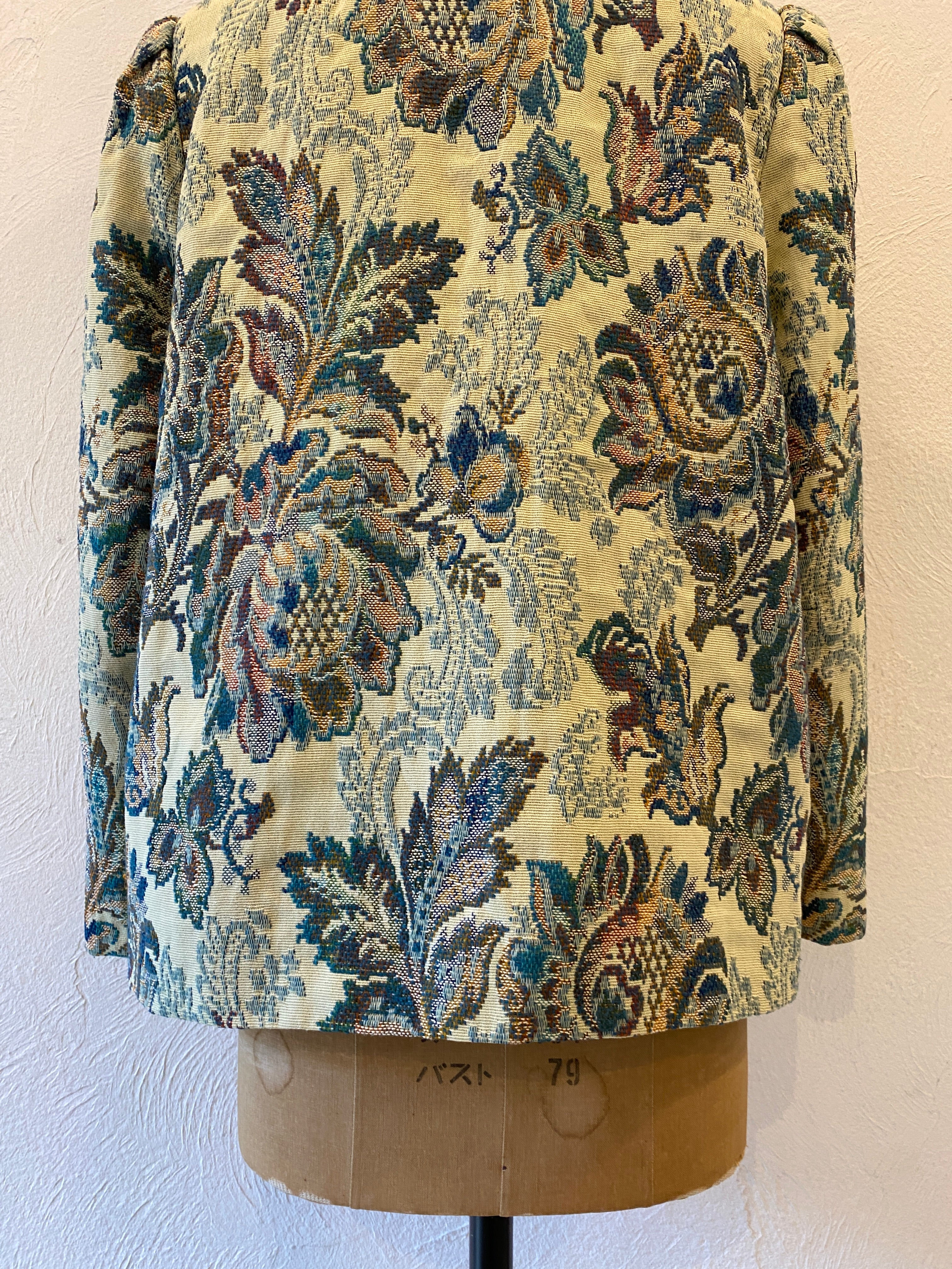 jacquard flower jacket