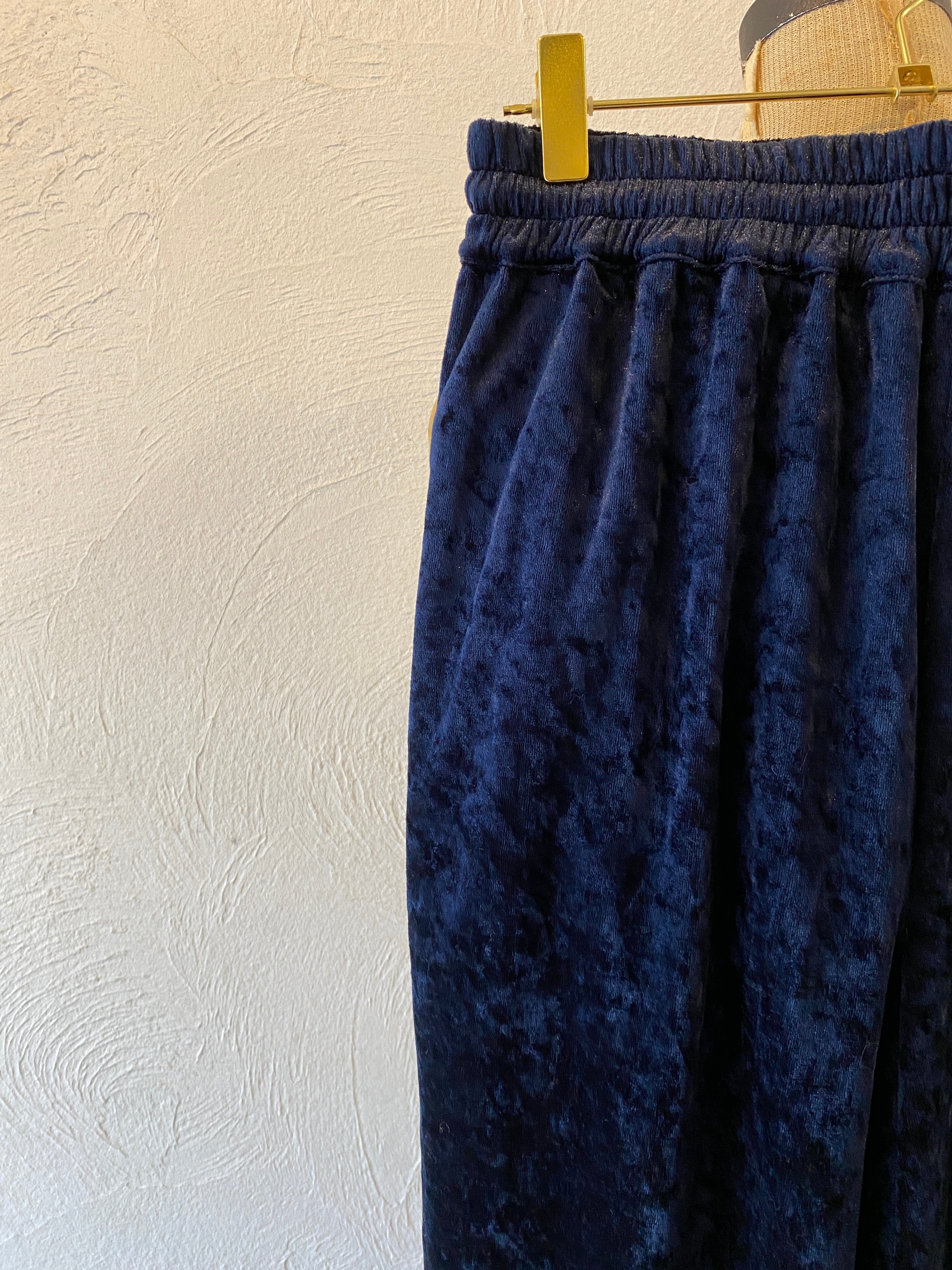 navy wide pants