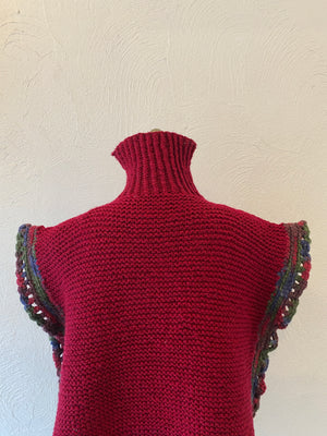 hand knit vest