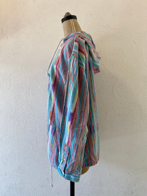 mix stripe pullover
