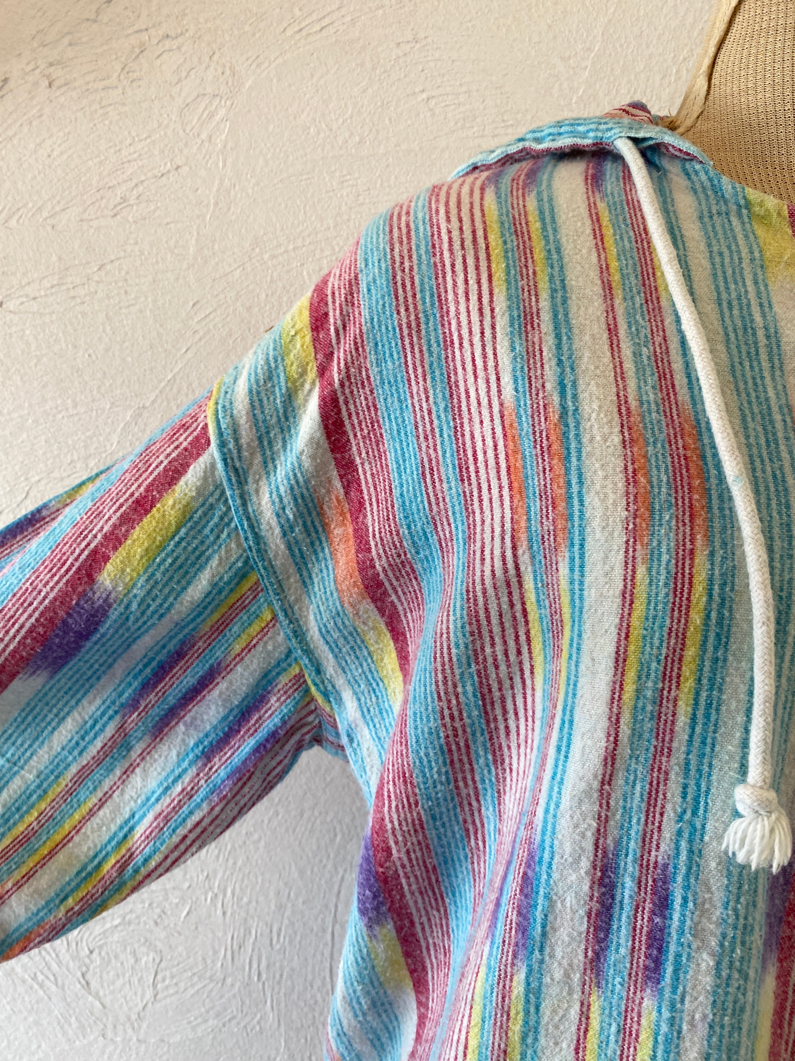 mix stripe pullover