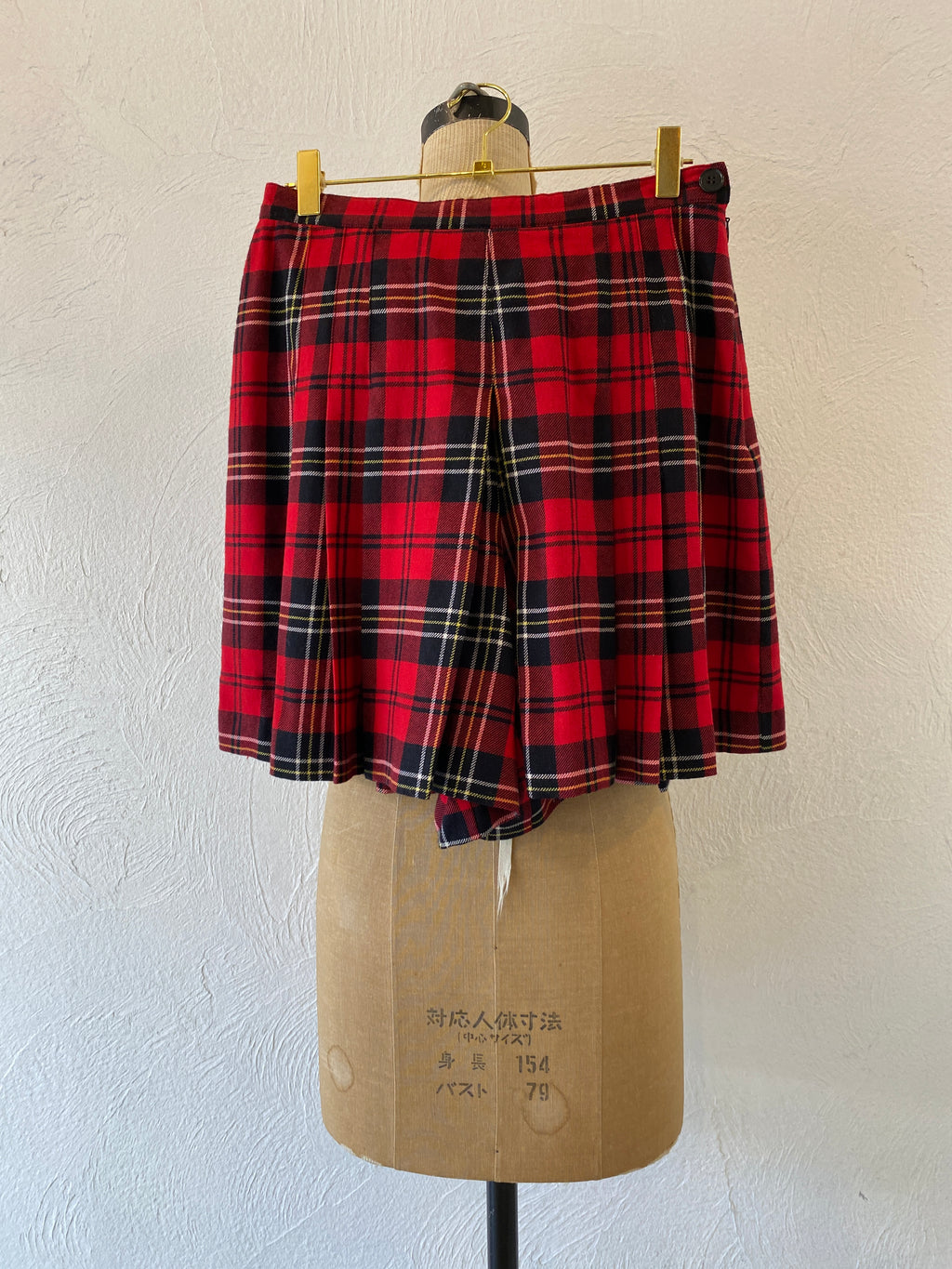 tartan culotte pants