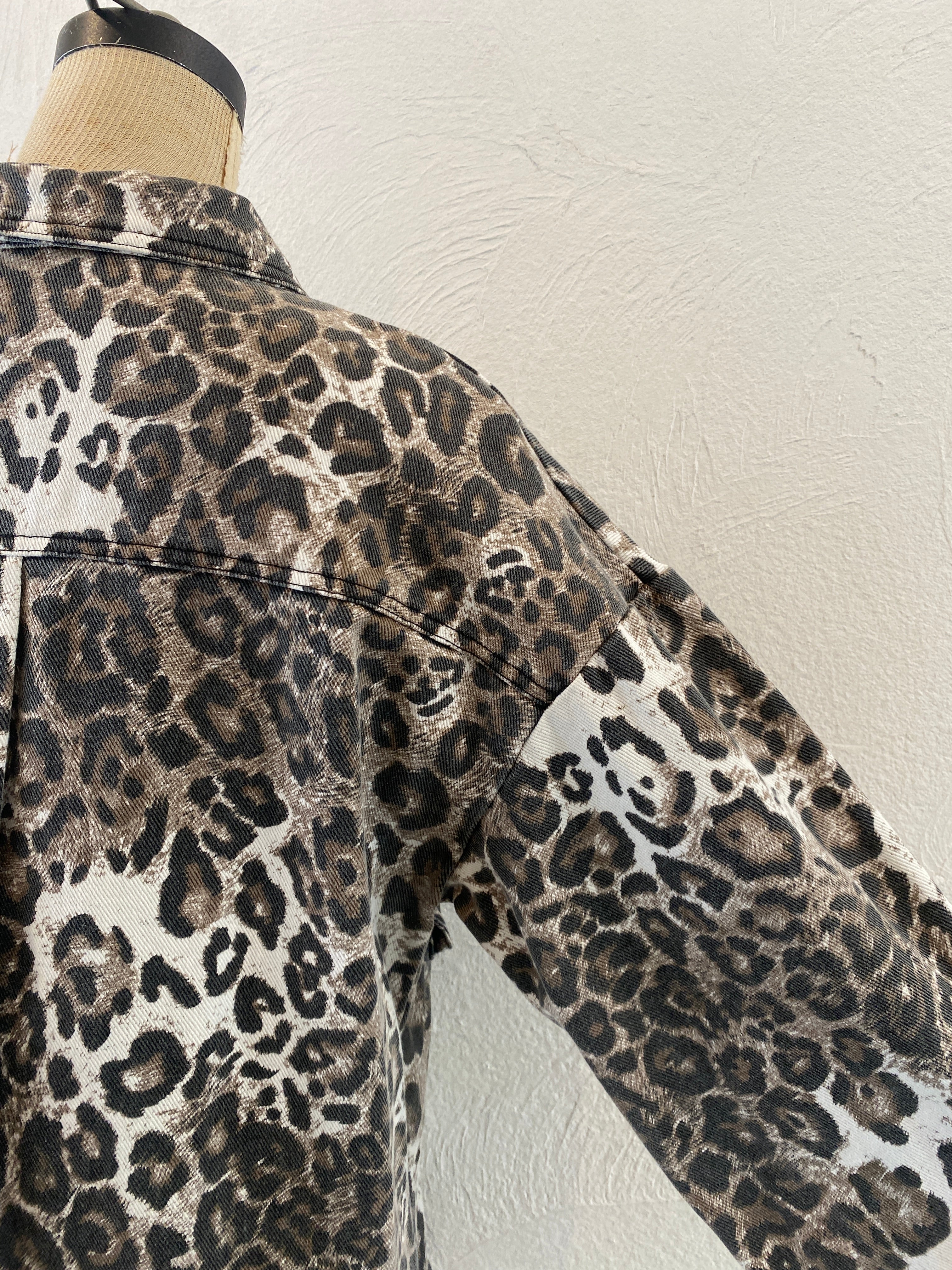 white leopard jacket