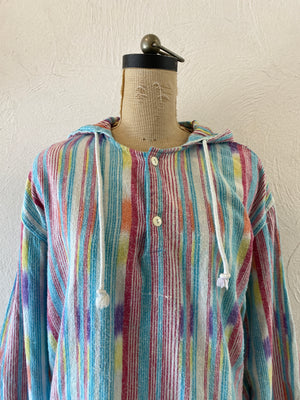 mix stripe pullover