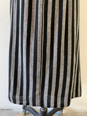 black stripe skirt