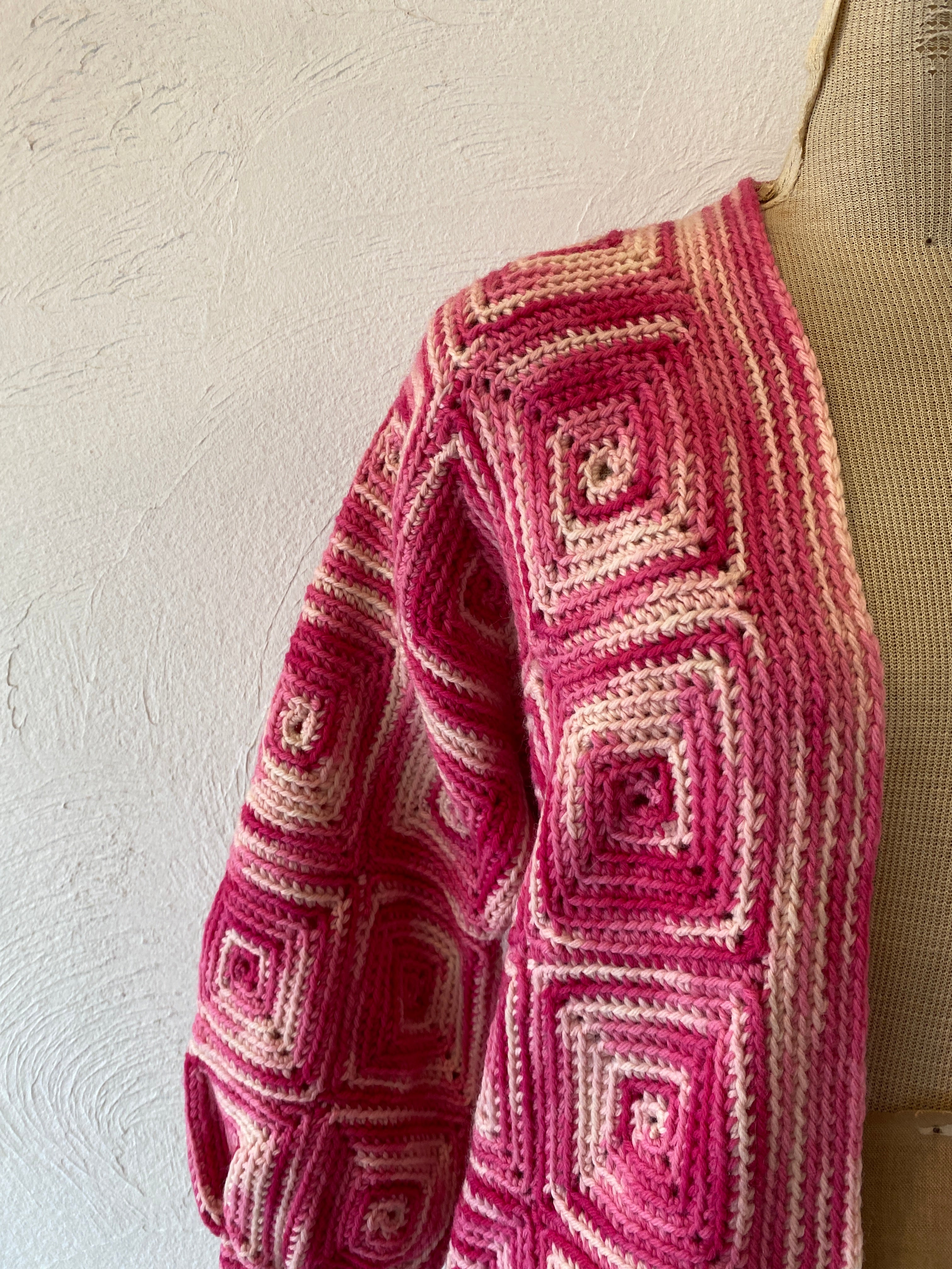 hand knit cardigan