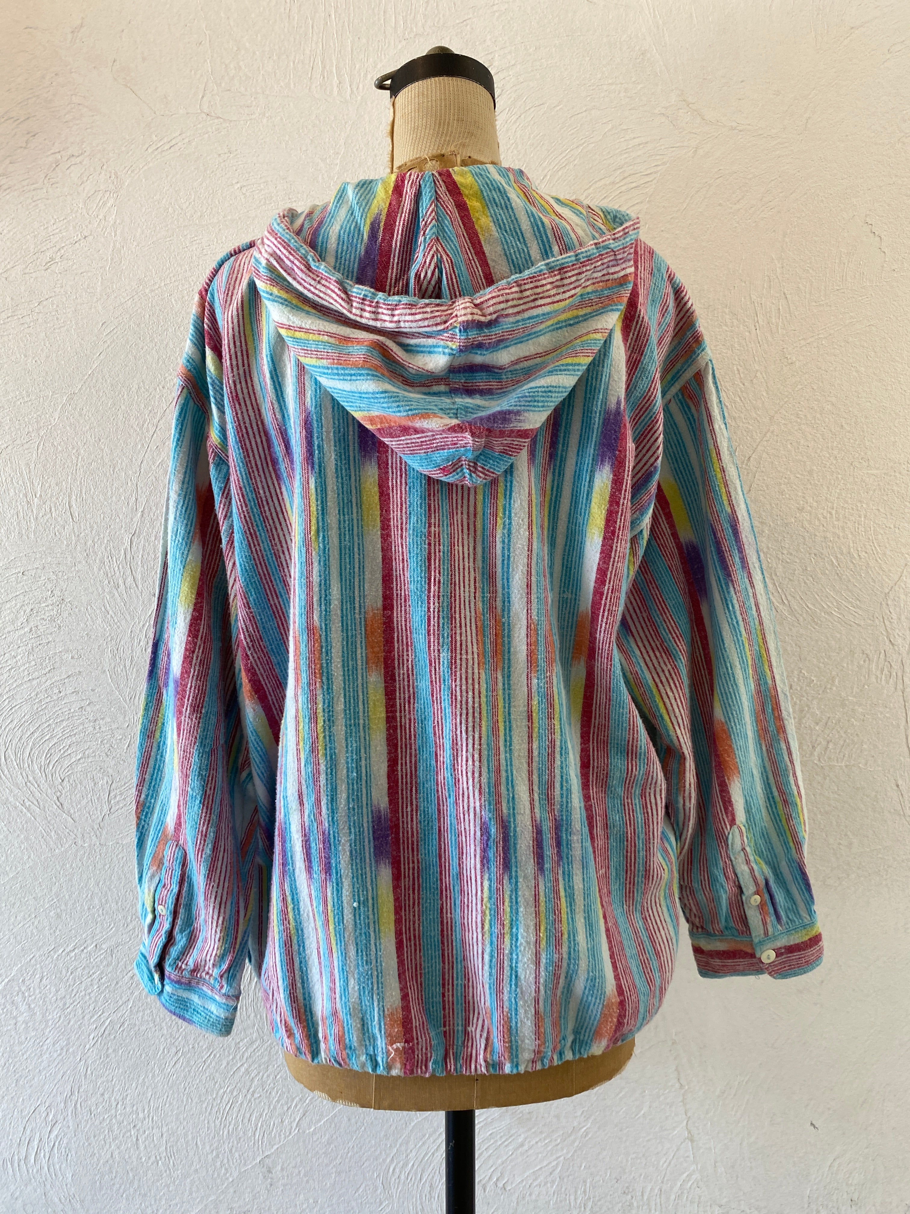 mix stripe pullover
