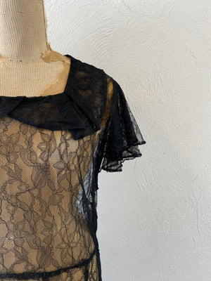 black  lace dress