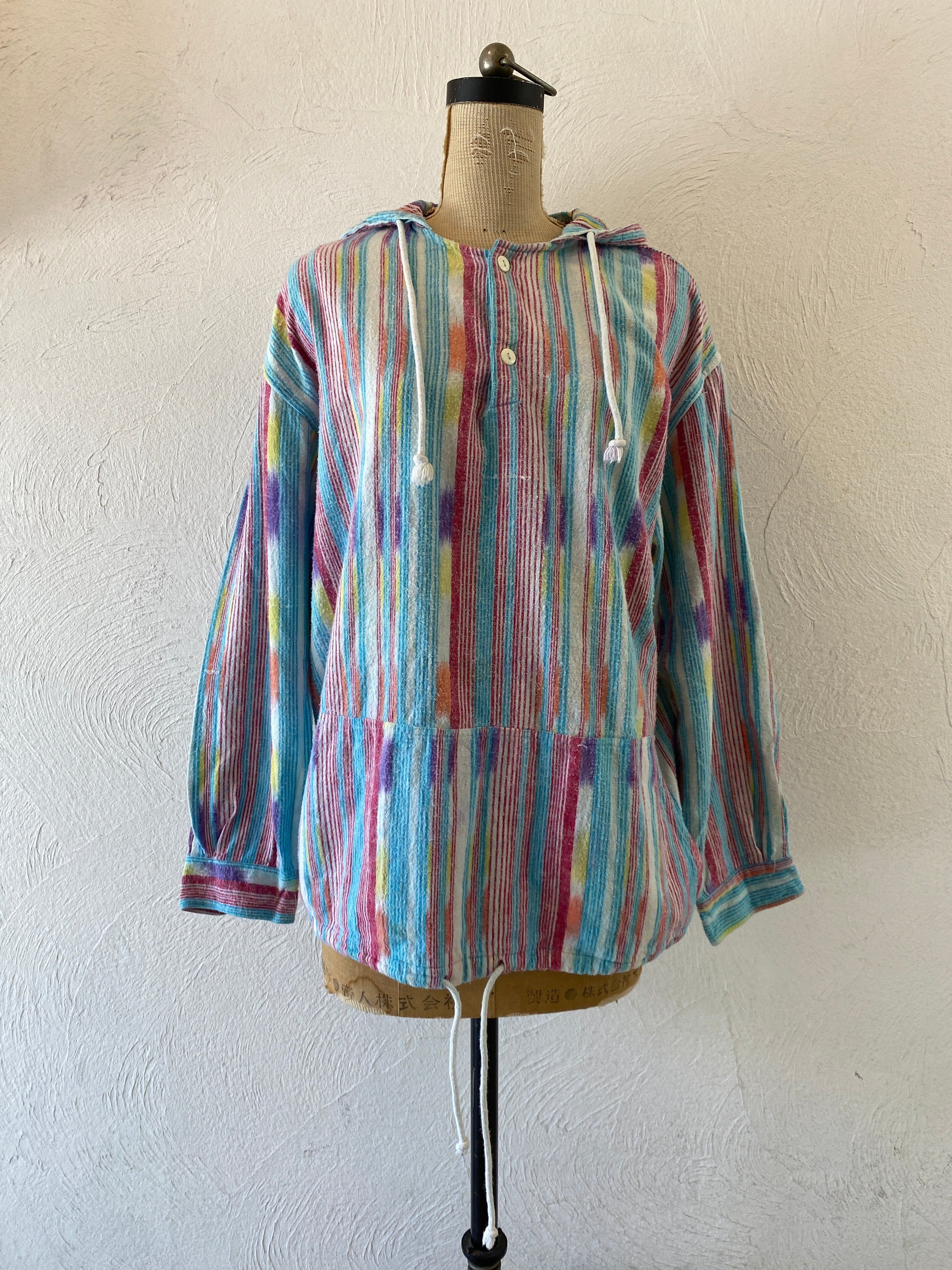 mix stripe pullover
