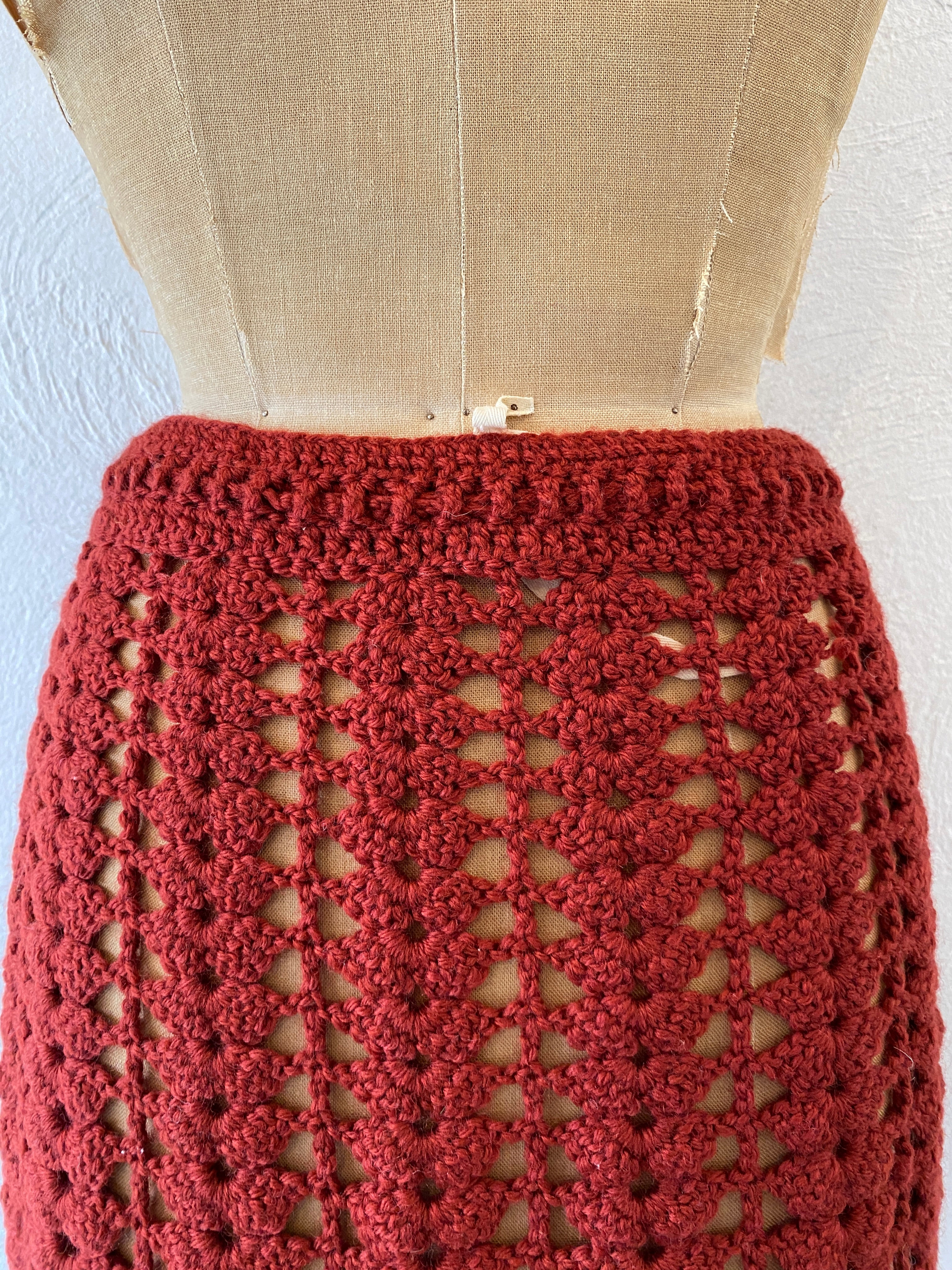 shell knit skirt