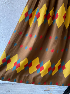 argyle pattern skirt