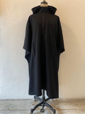 wool poncho coat