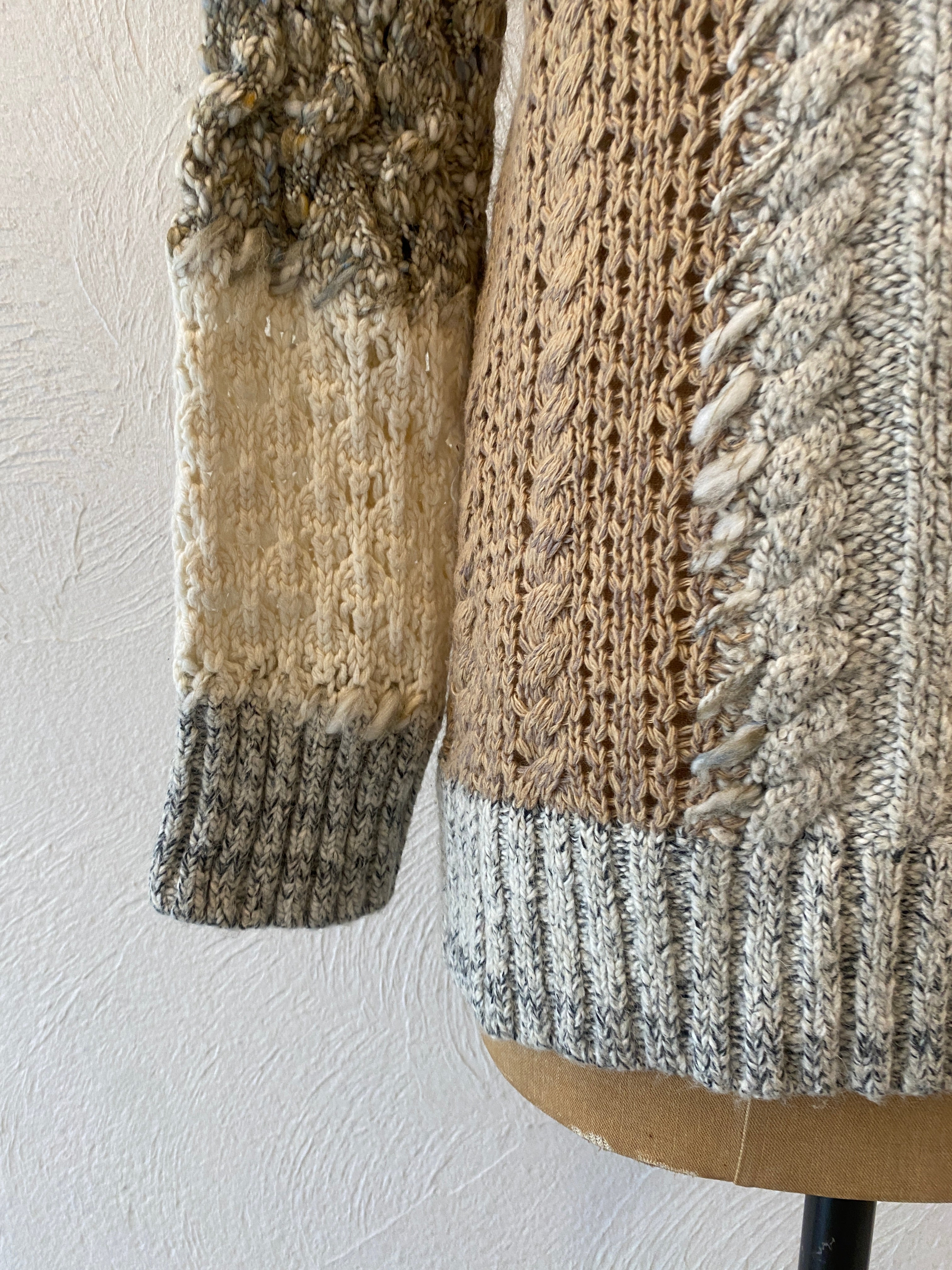 patch pattern knit