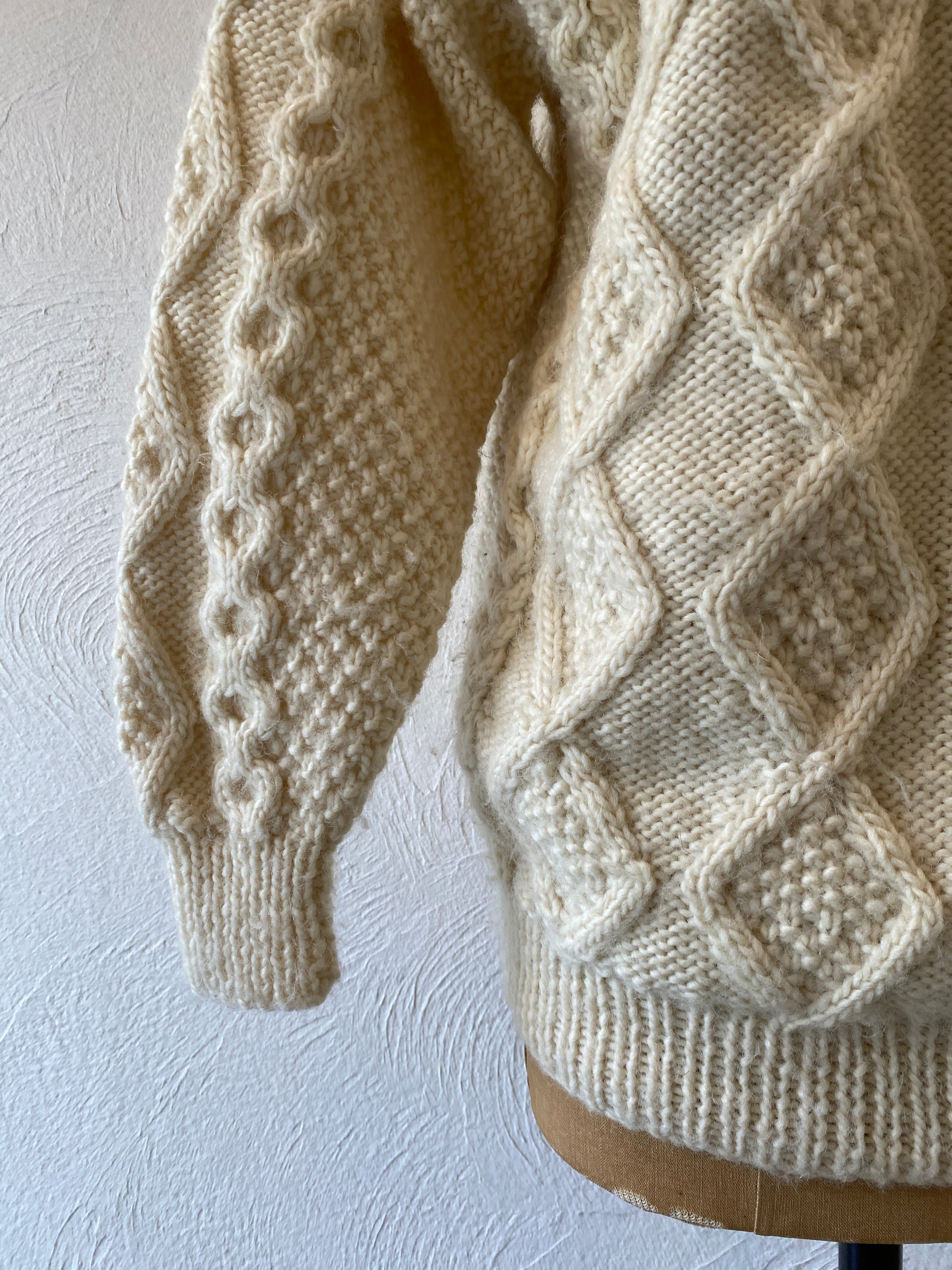 aran knit jumper