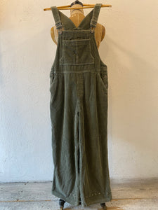 studs corduroy overall