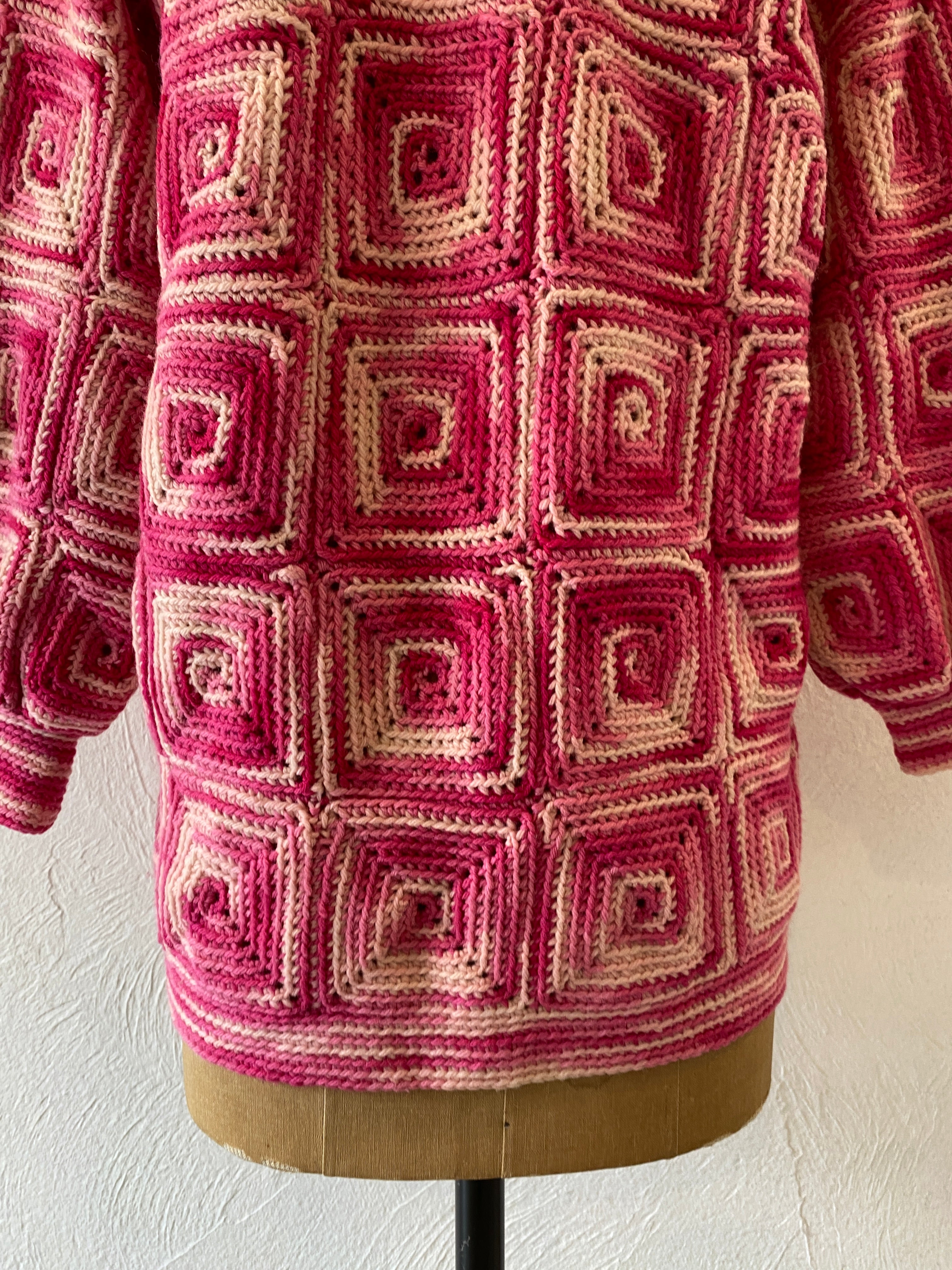 hand knit cardigan