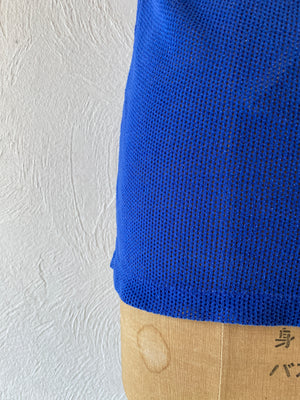 blue mesh tank