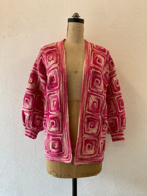 hand knit cardigan