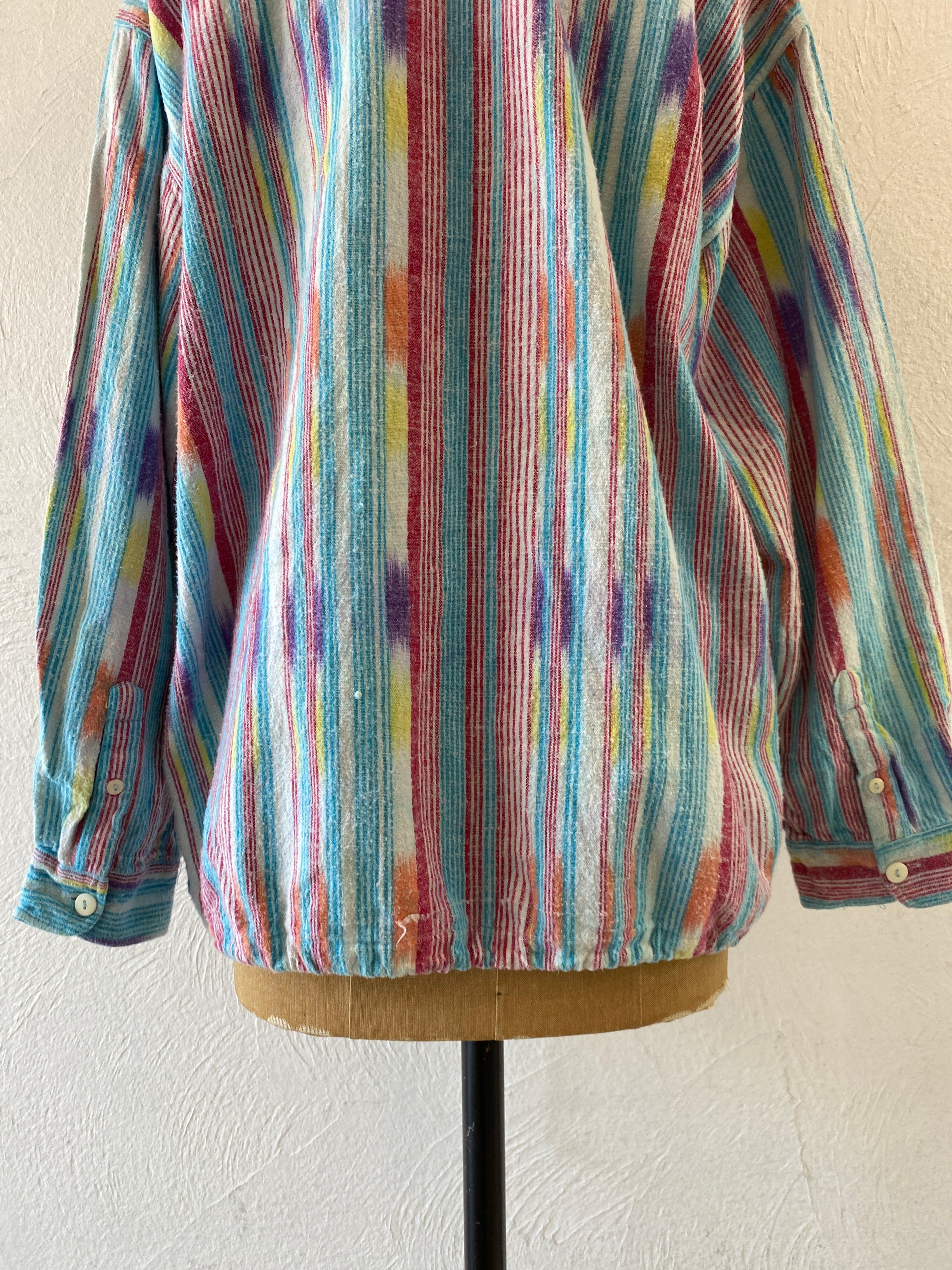mix stripe pullover