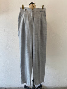 silver gray shantung pants
