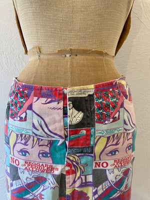 american comic skirt