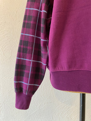 murasaki check sweat