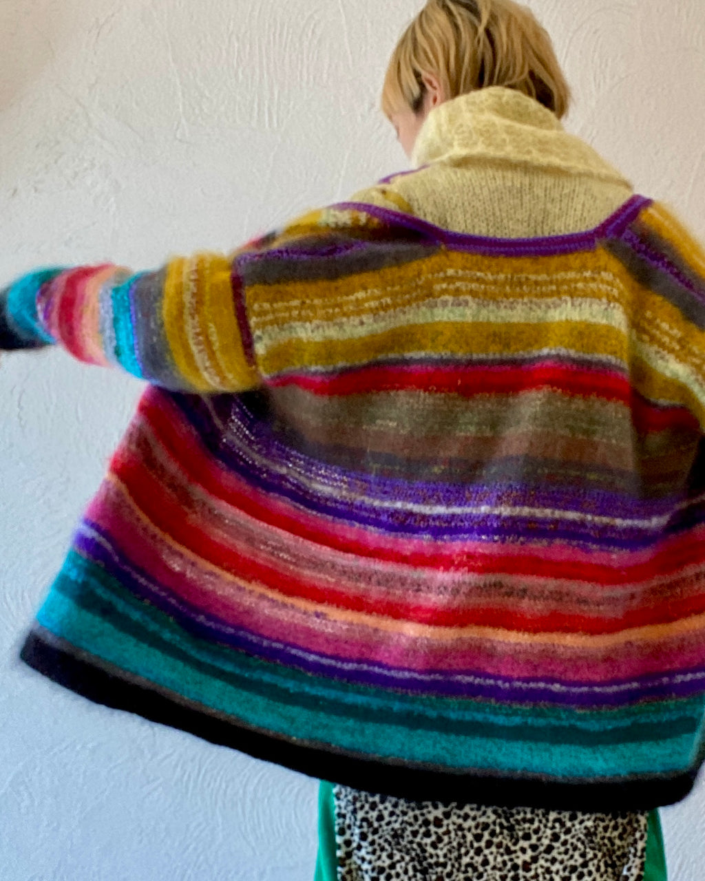 mulch border knit cardigan