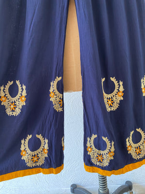 necklace embroidery pants