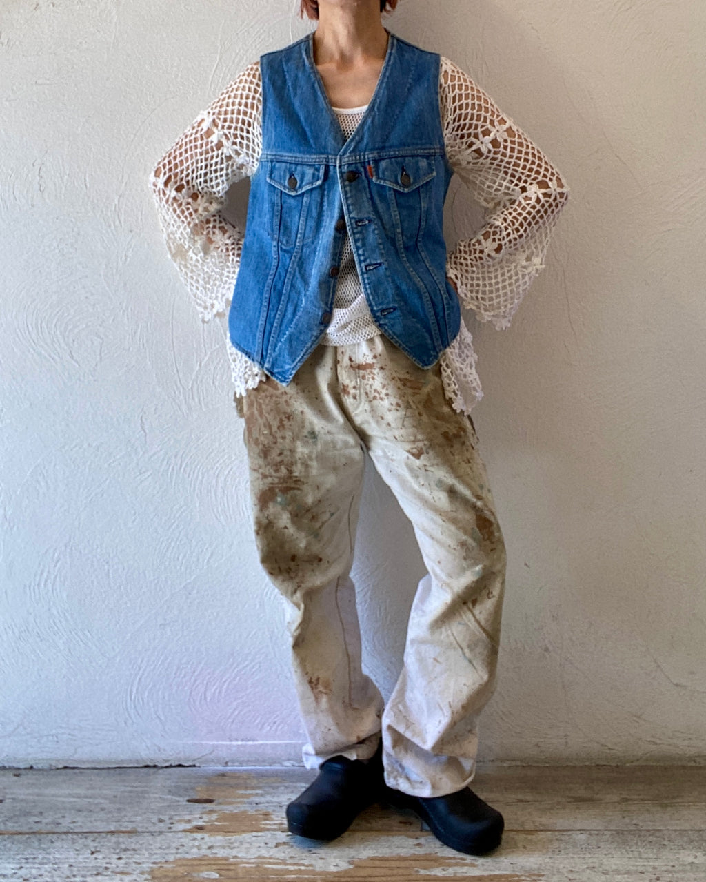 levi's denim vest