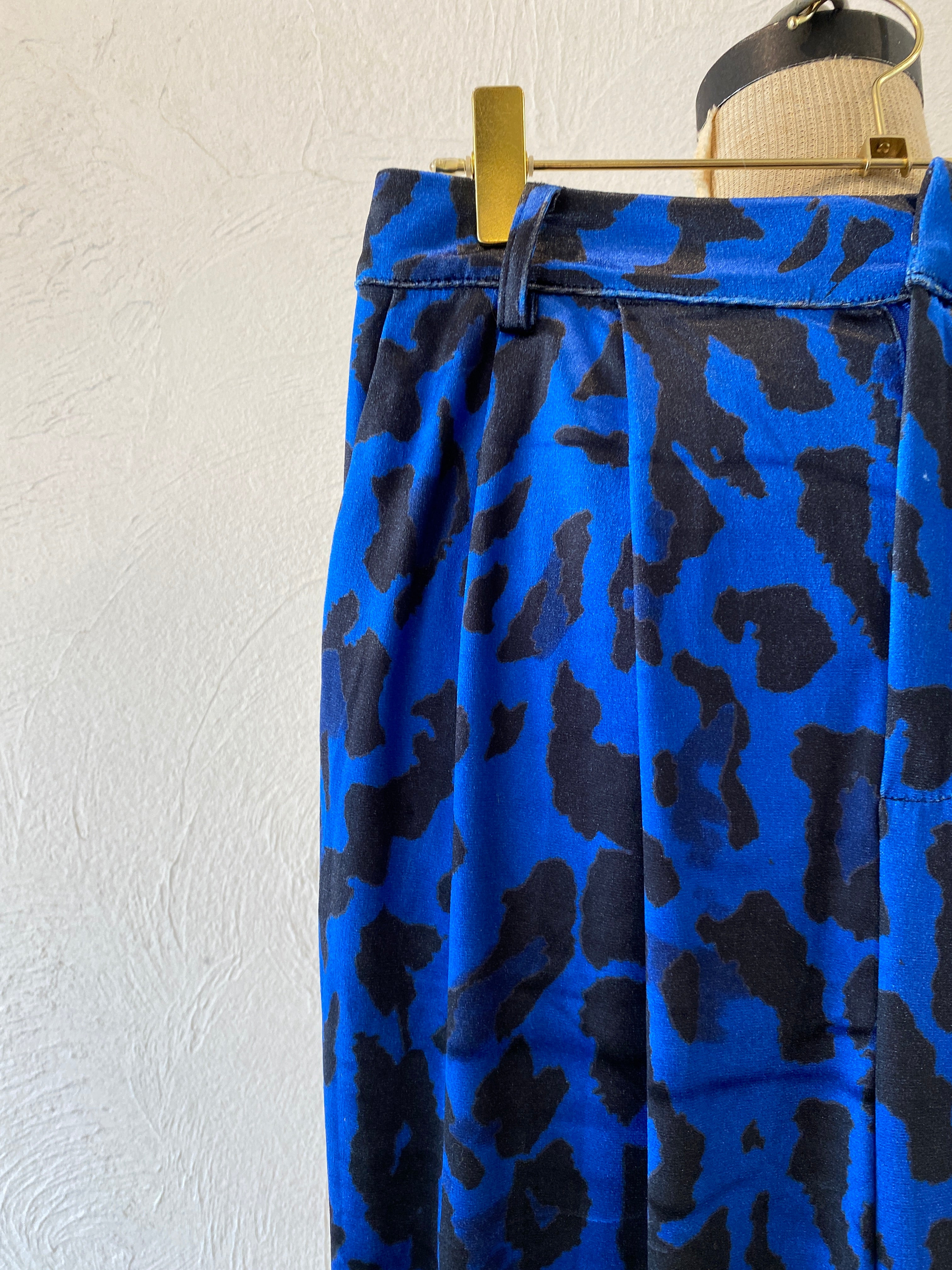 velour leopard pants