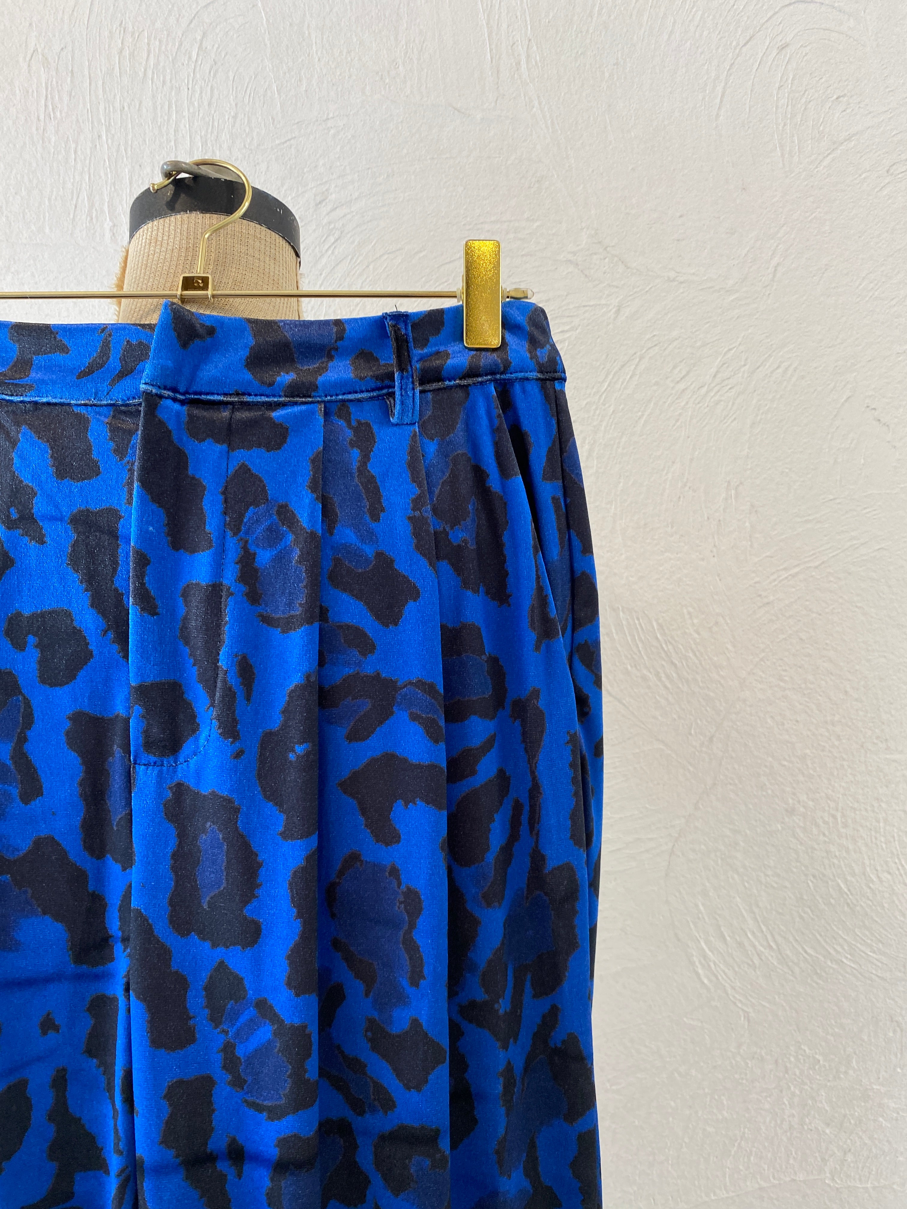 velour leopard pants