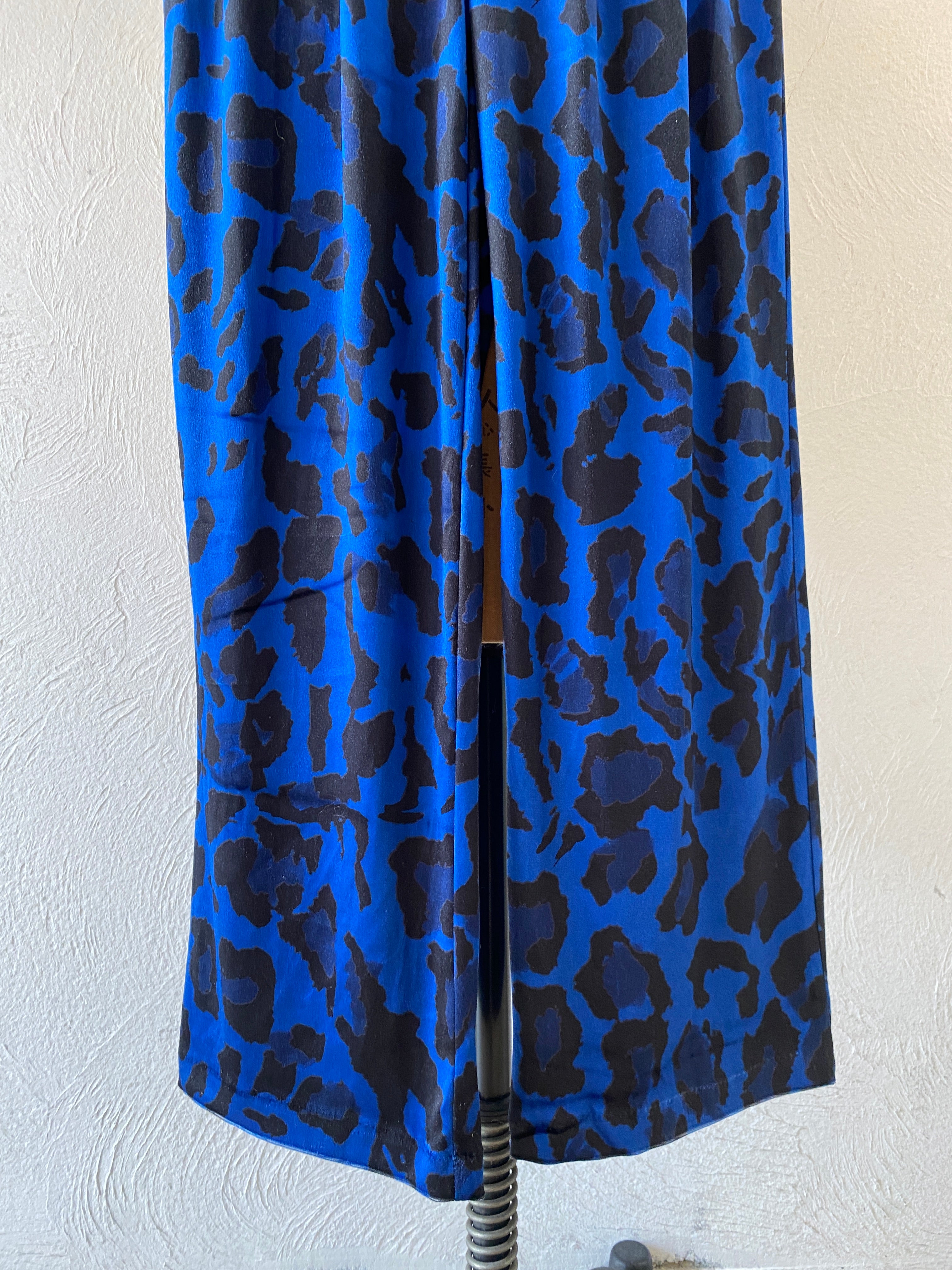 velour leopard pants