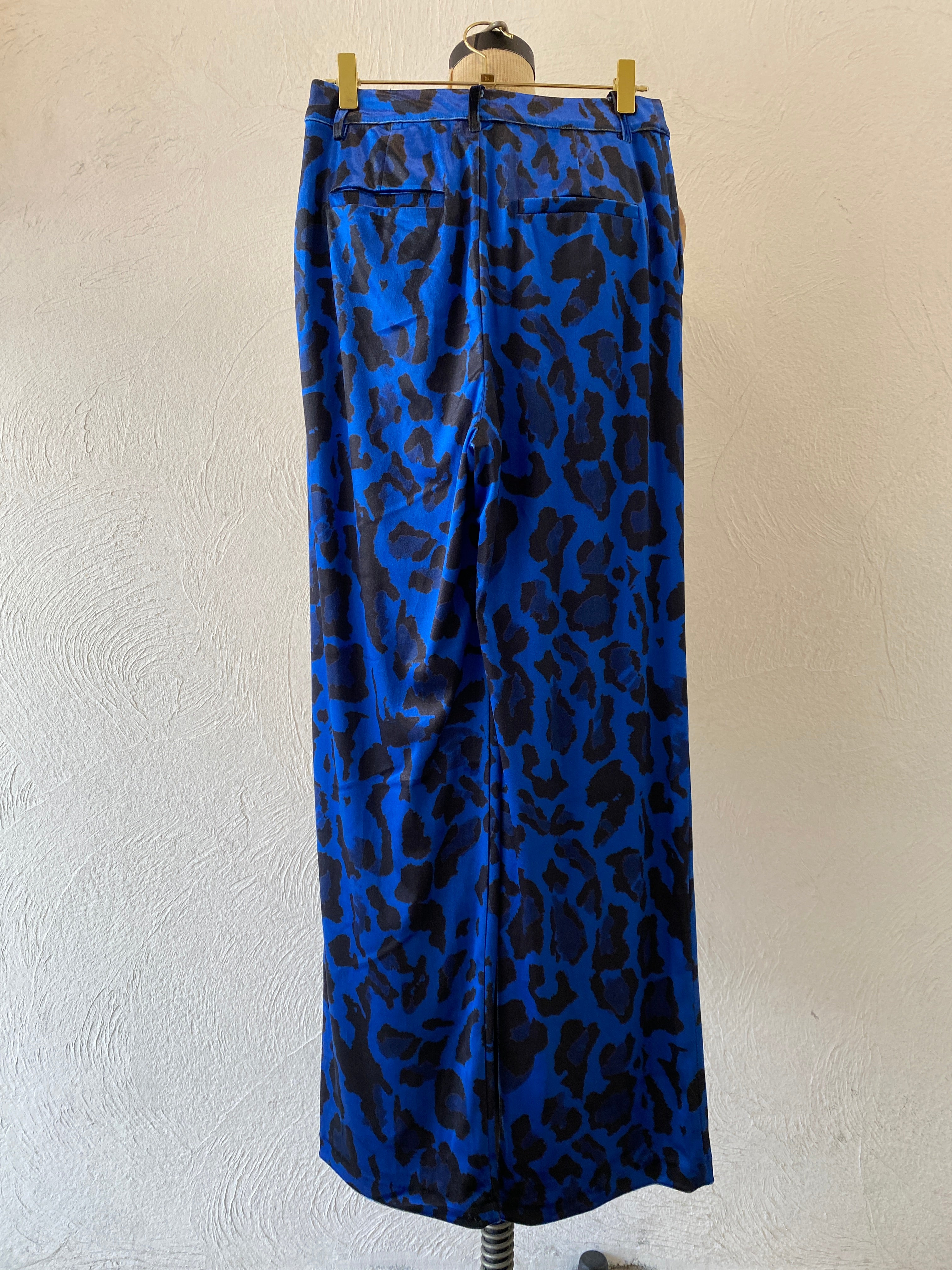 velour leopard pants