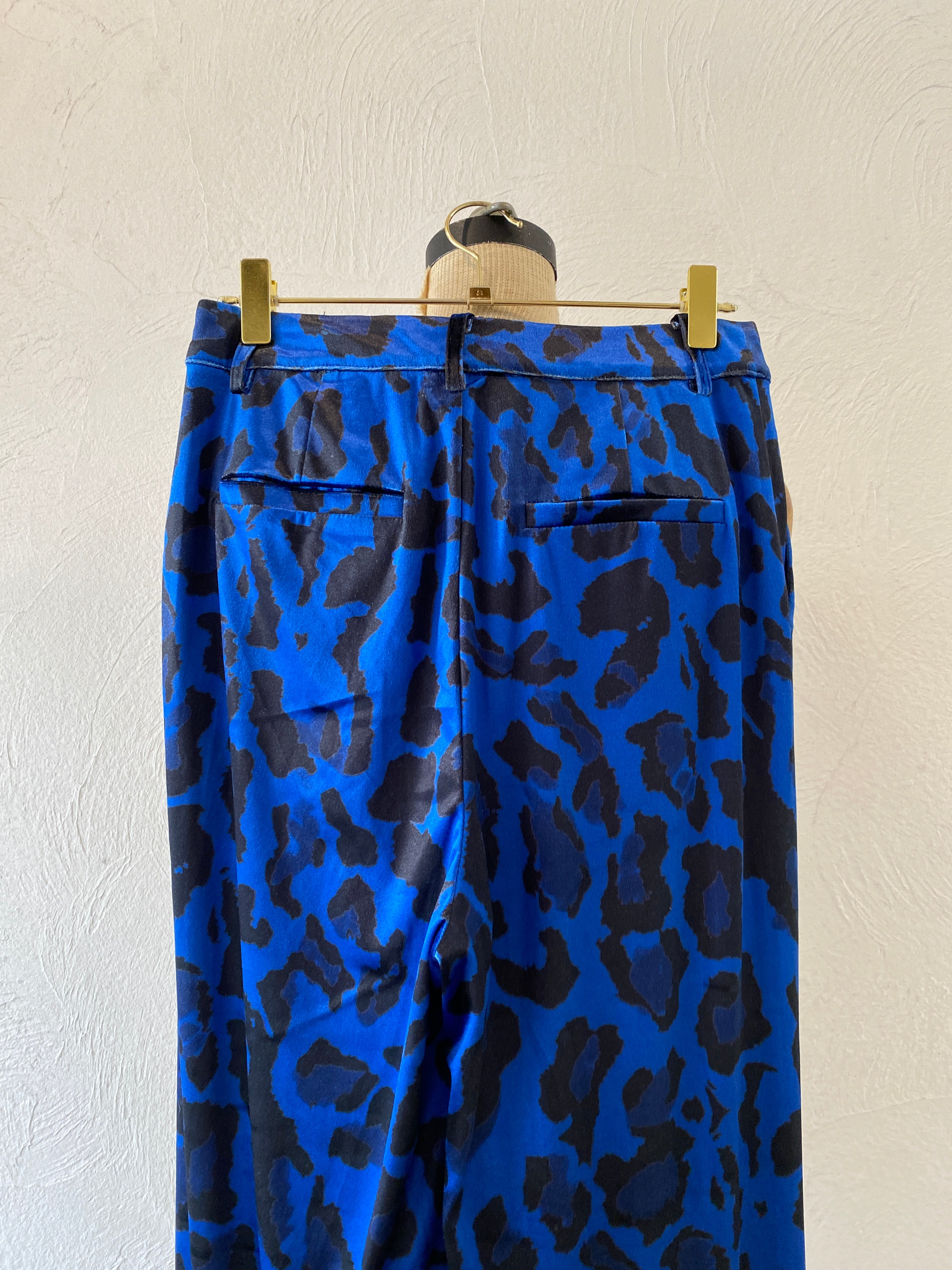 velour leopard pants