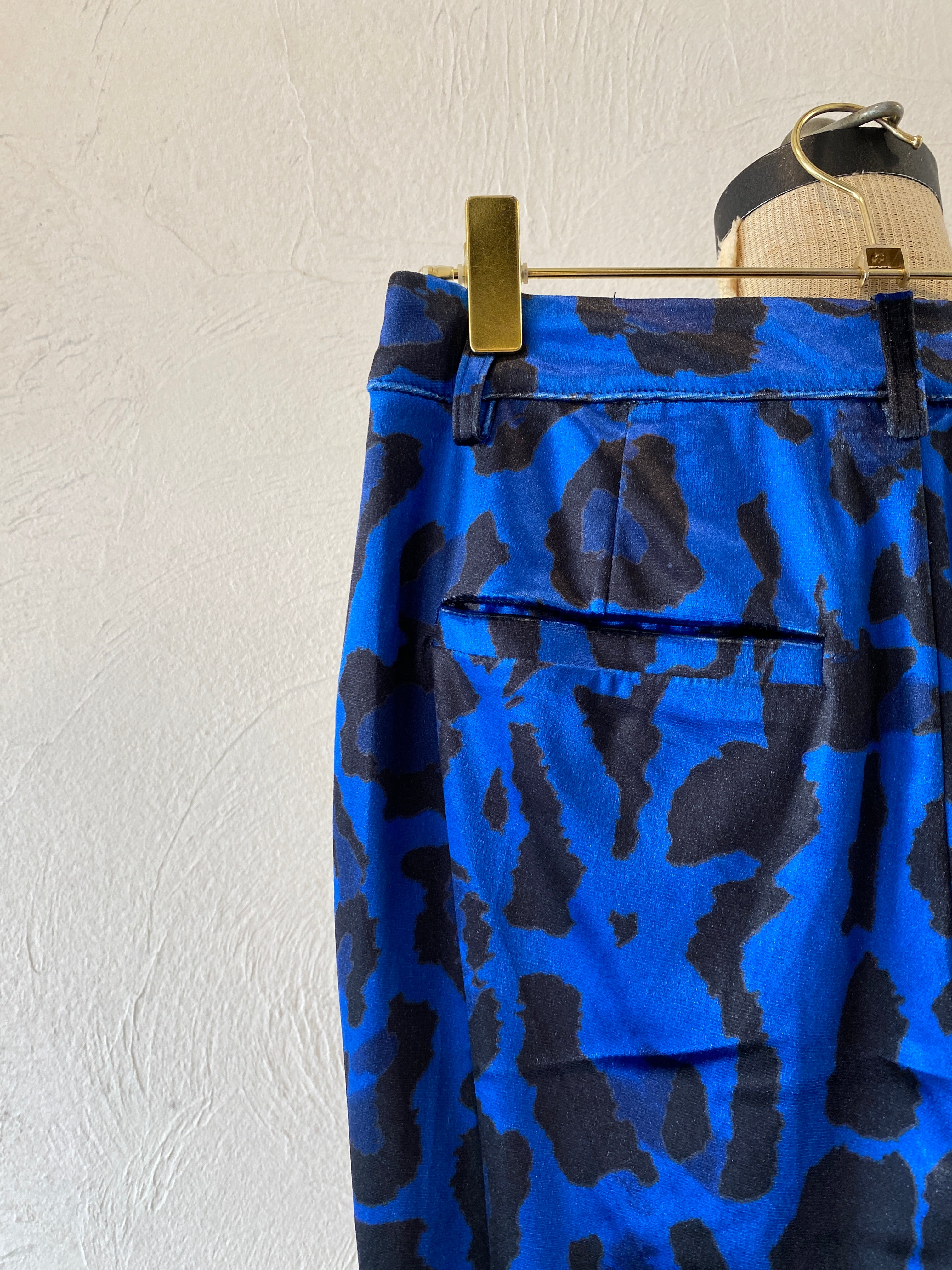 velour leopard pants