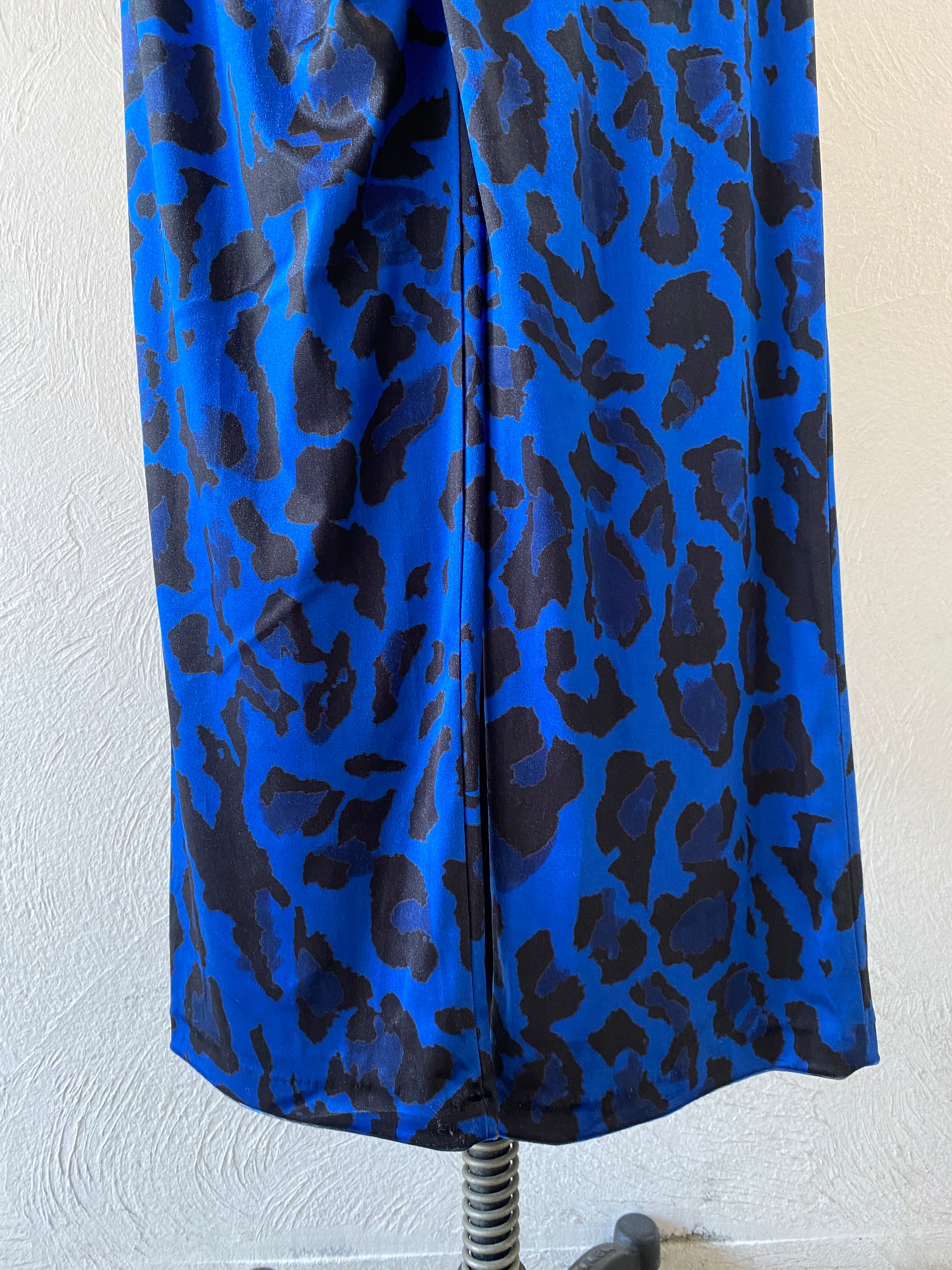 velour leopard pants