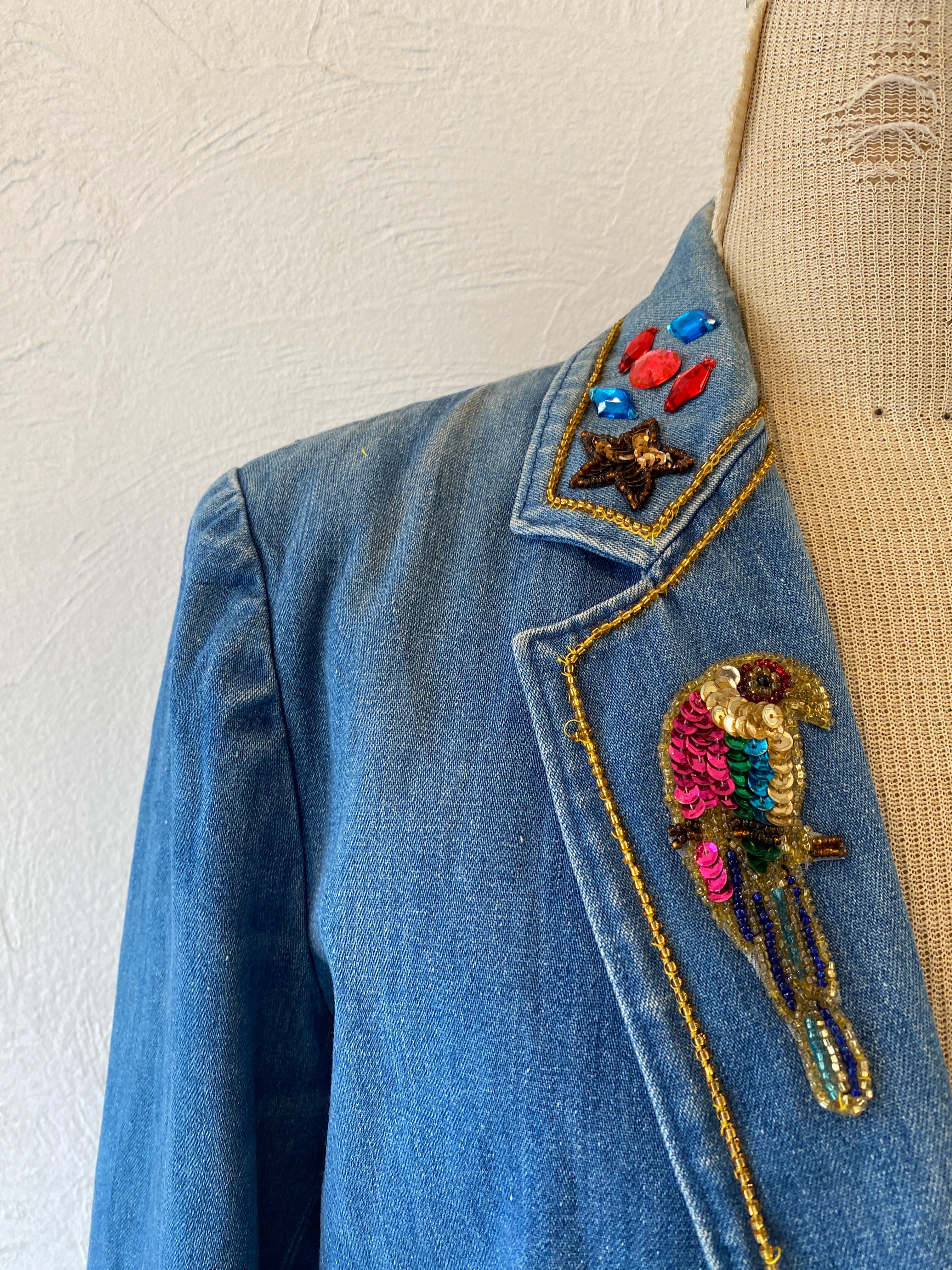 star spangle denim jacket