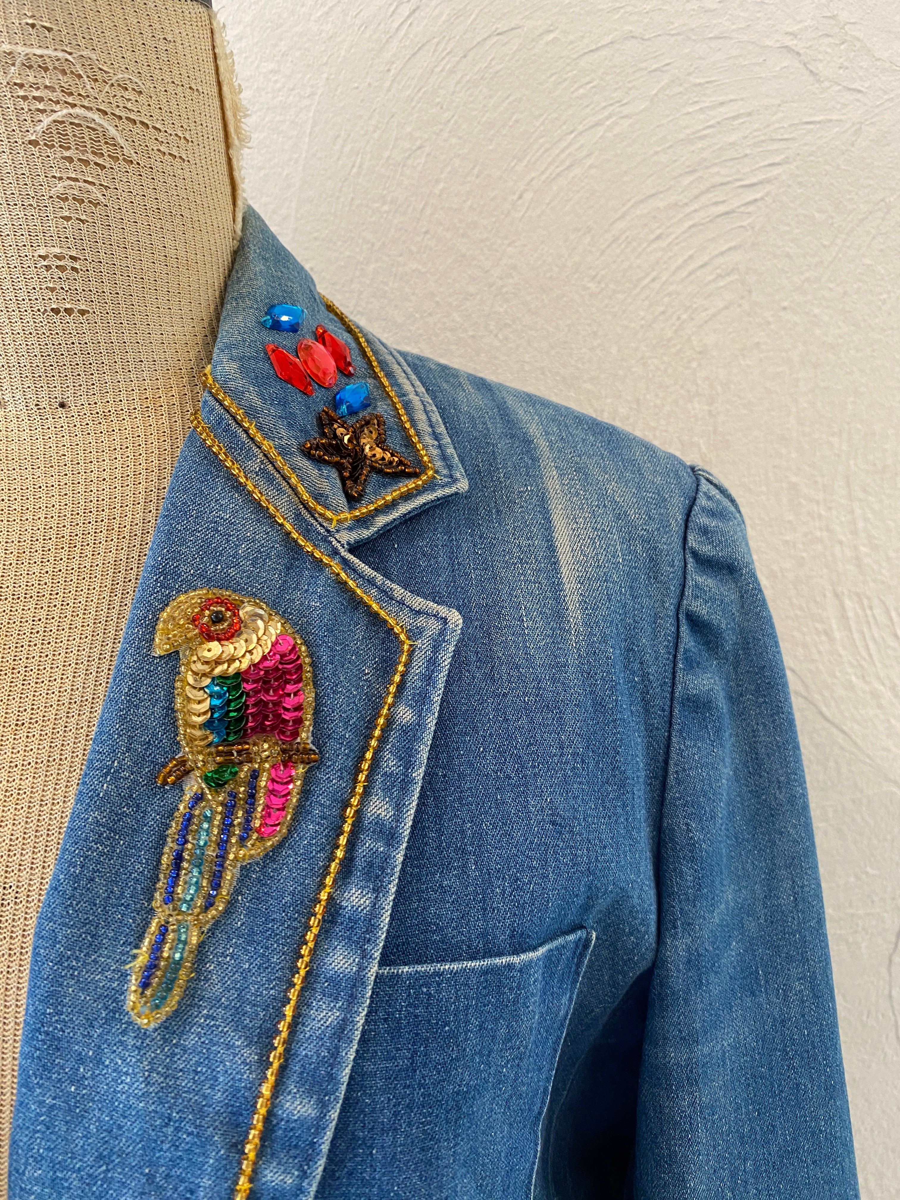 star spangle denim jacket