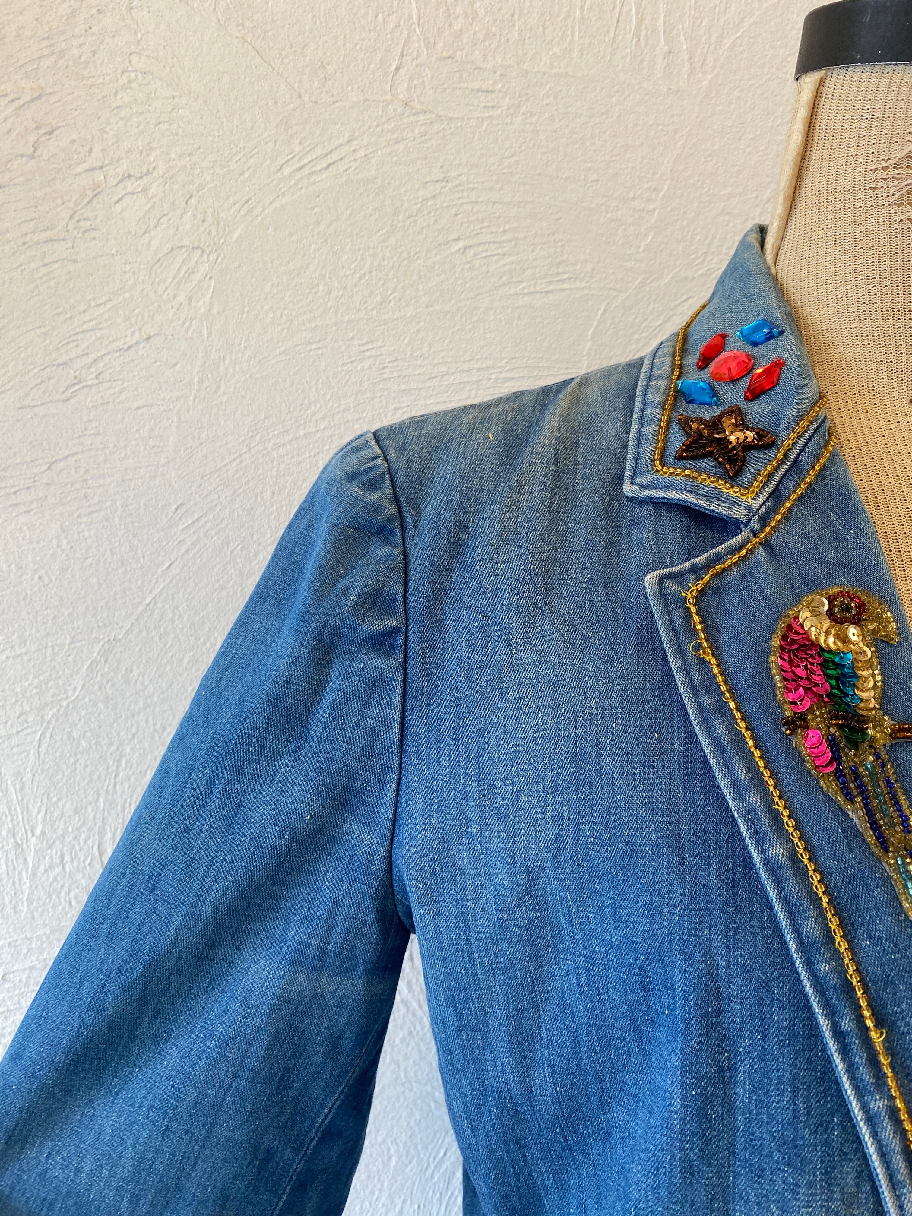 star spangle denim jacket