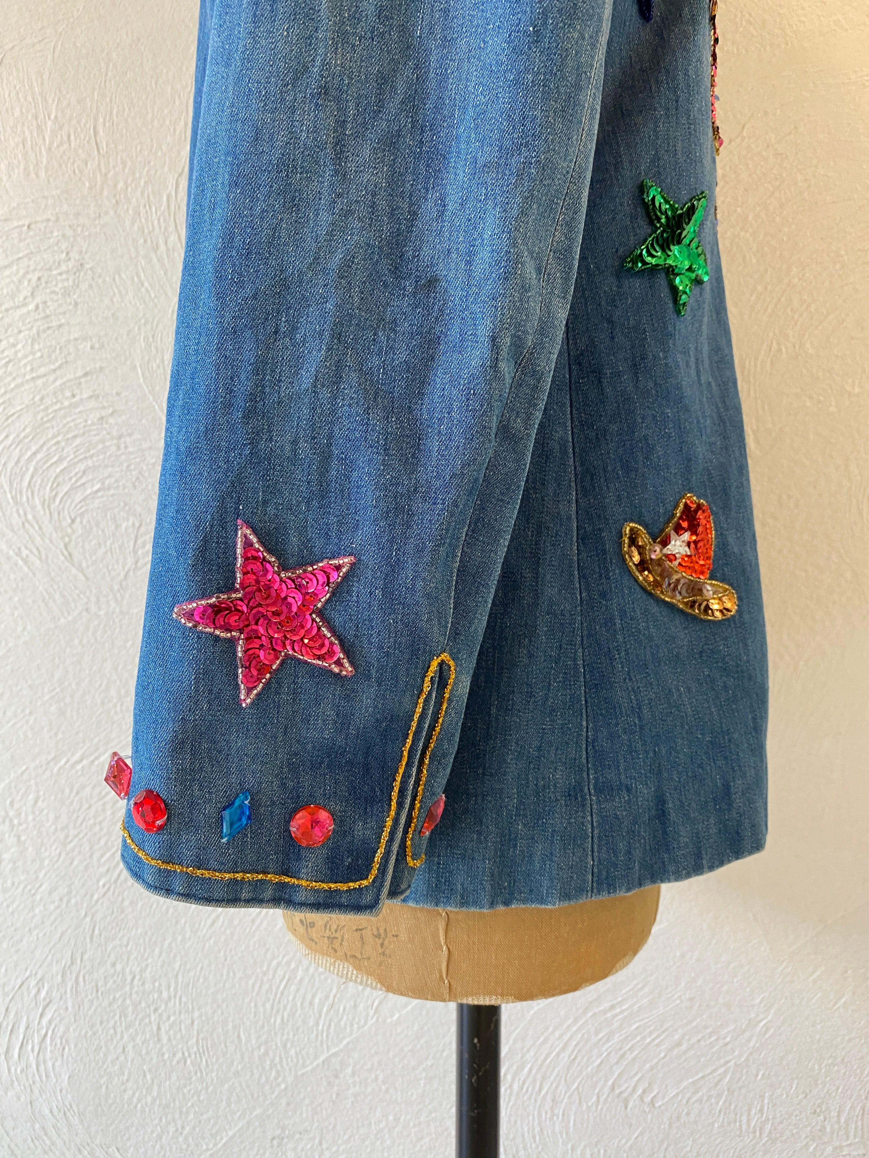 star spangle denim jacket