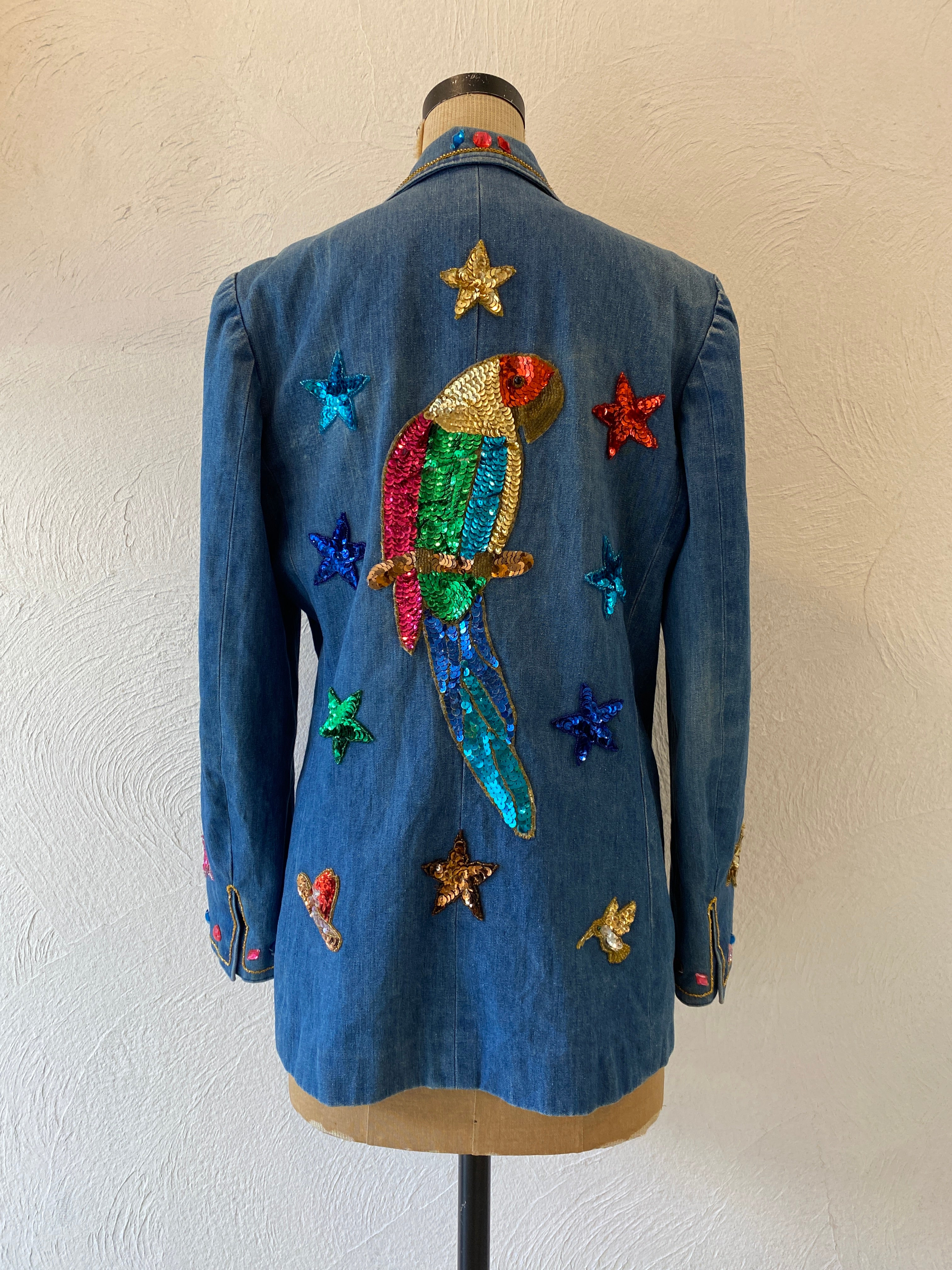 star spangle denim jacket